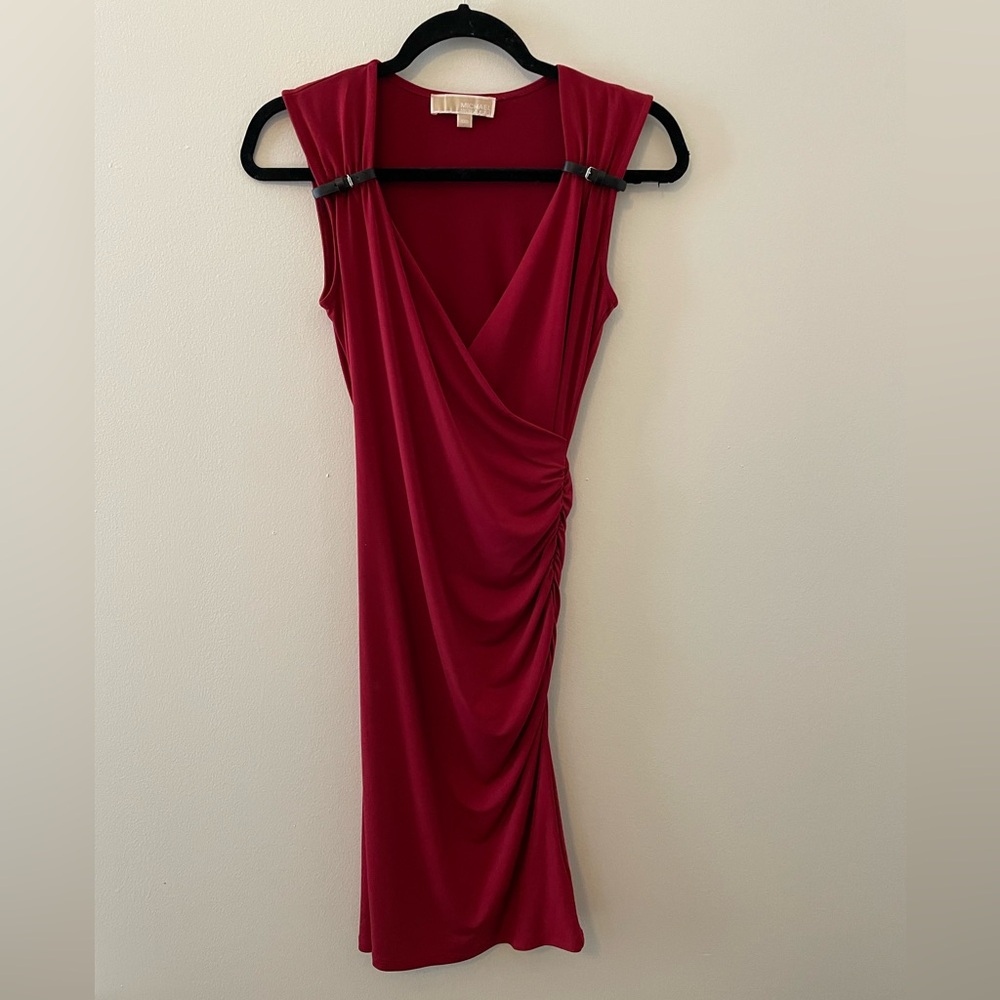 Gorgeous Form Fitting Michael Kors Red Dress